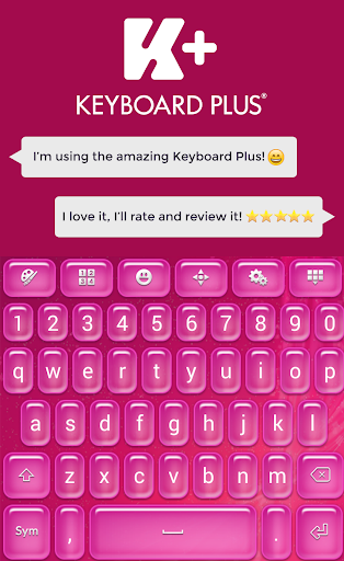 Keyboard Plus Hot Pink