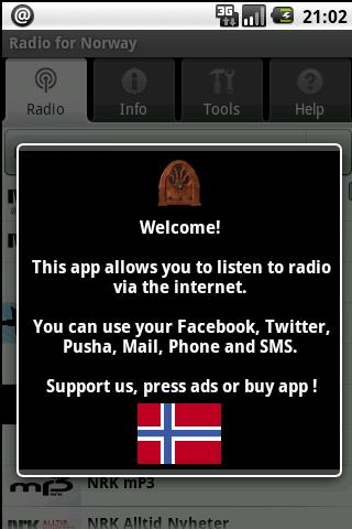 Radio for Norway free app