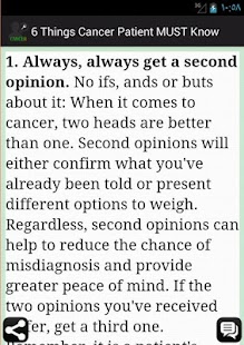 Things CA Patient MUST Know - náhled