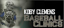 Koby Clemens Baseball Clinics logo