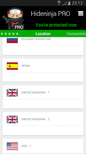 VPN Hideninja PRO - screenshot thumbnail