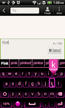 Swipe Neon Pink Keyboard APK Download for Android