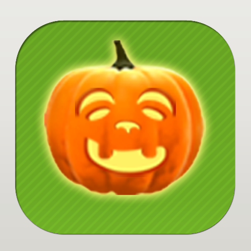 Pumpkin FACE stencils LOGO-APP點子