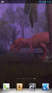 Android application Dinosaurs Live screenshot