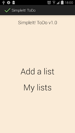 SimpleIt ToDo - list creator