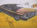 Graffiti De Auto Clásico