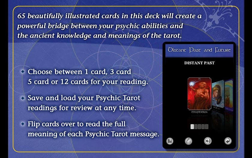 The Psychic Tarot Oracle Cards Screen 2