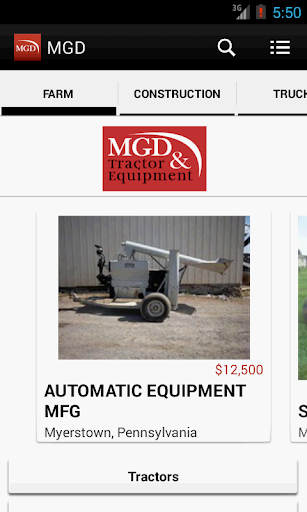 MGD Tractor Equipment