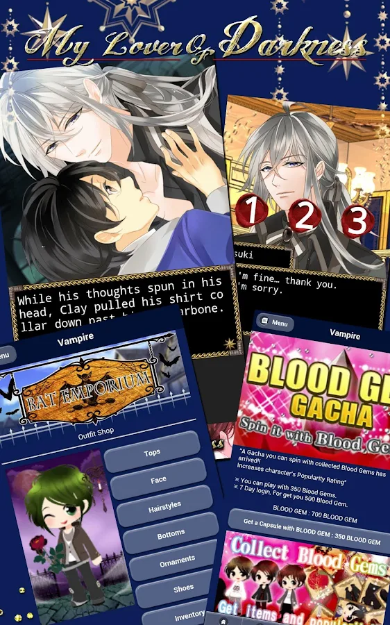 Vampire Darling【BL,yaoi game】 - screenshot
