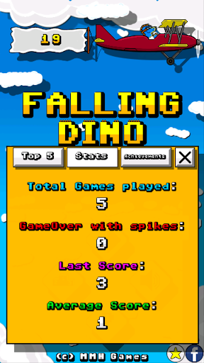 【免費街機App】Falling Dino-APP點子