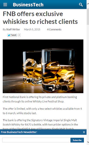 Single Malt Whisky News