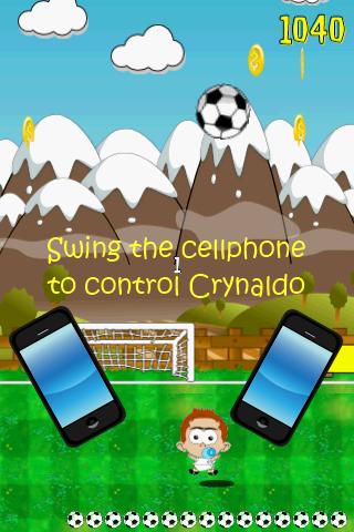 Android application Crynaldo donation screenshort