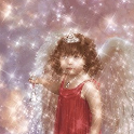 Angels World Glitter Live Wall logo