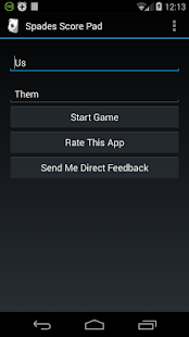 Spades Score Pad Screenshots 0