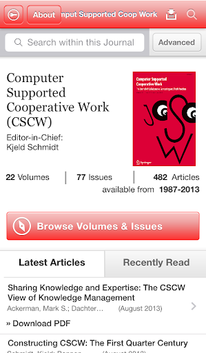 CSCW Journal