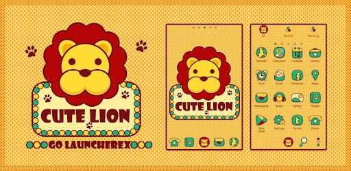 Cute Lion GO LauncherEX Theme -  apk apps