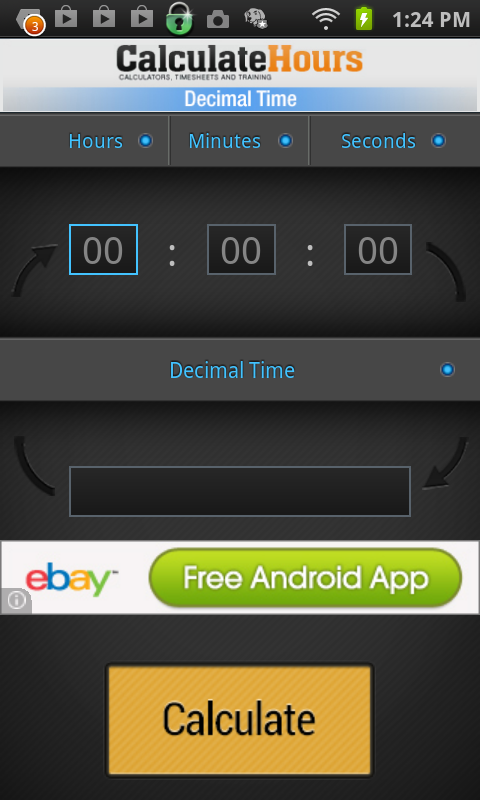 Decimal Time Converter Chart Android Apps On Google Play