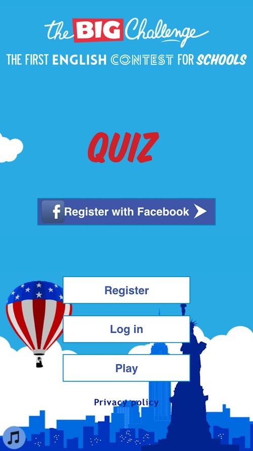 Android application The Big Challenge Quiz screenshort