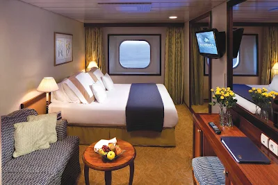 Watch the passing landscapes in one of Azamara's Ocean View suites.