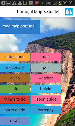 葡萄牙离线地图与指南天气，新闻，地图