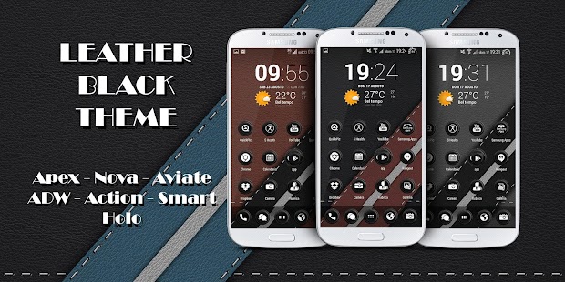 How to download Leather Black Theme 1.1.4 unlimited apk for bluestacks
