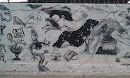 Black And White Mural