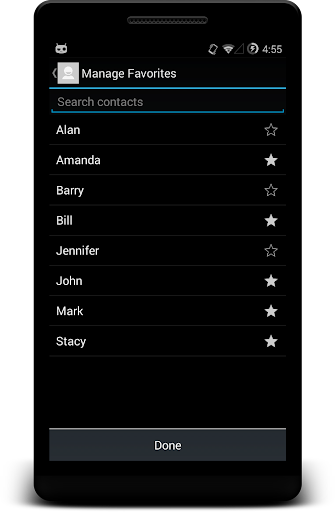 【免費通訊App】Favorite Contacts Widget Blur-APP點子