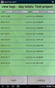 Lastest Project Time Log Pro APK for PC