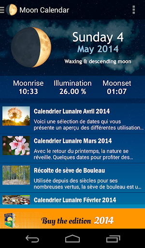 Moon Calendar