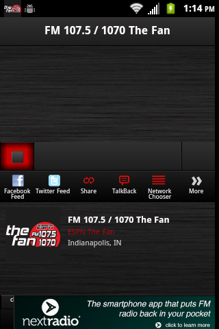 【免費音樂App】WFNI-AM Indy's Sportscenter-APP點子
