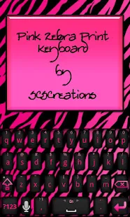 KB SKIN - Pink Zebra Print