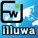 ‘illuwa’ Location-delivery logo