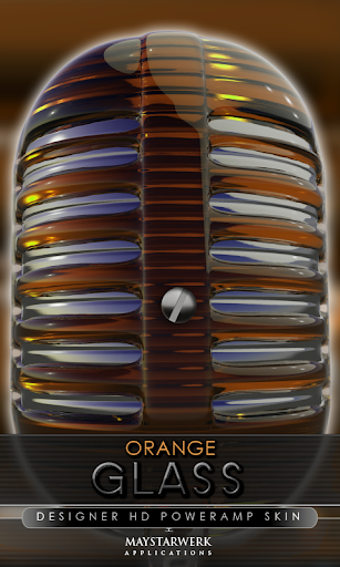 glass poweramp skin orange