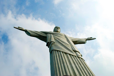 Christ the Redeemer is an Art Deco statue of Jesus Christ in Rio de Janeiro, Brazil