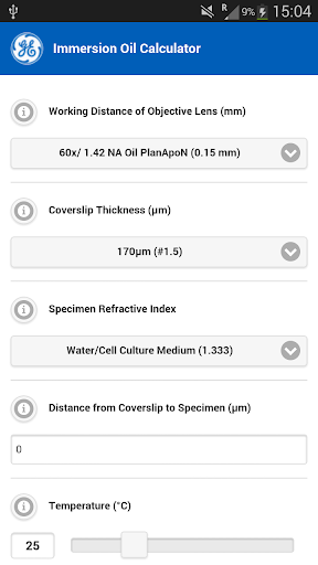 【免費工具App】Immersion Oil Calculator-APP點子