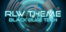 RLW Theme Black Blue Tech APK