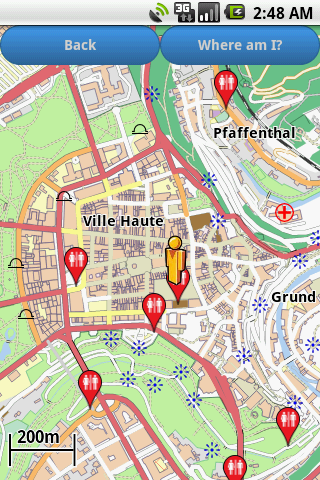 Luxembourg Amenities Map
