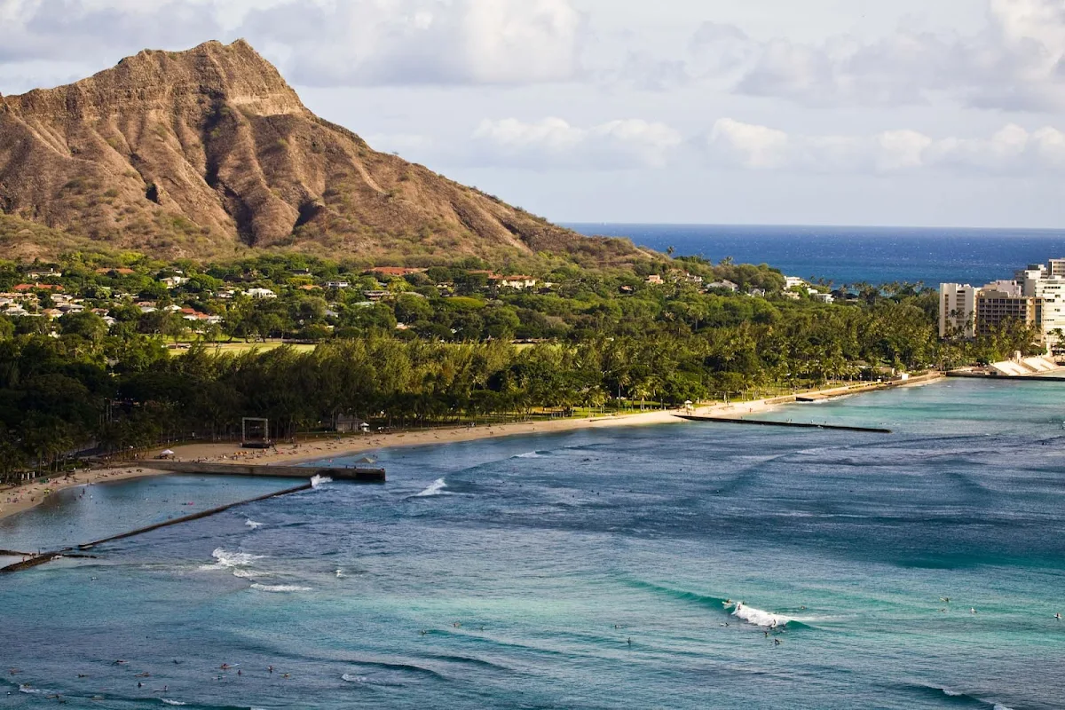 Diamond-Head - A shot of Diamond Head, known to locals as Leahi. 