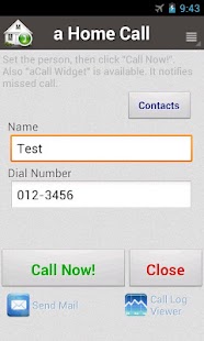 a Home Call - Simple Contacts