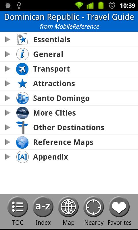Android application Dominican Republic Guide screenshort