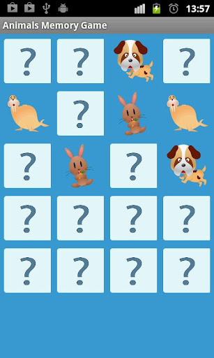 Animals Memory Game