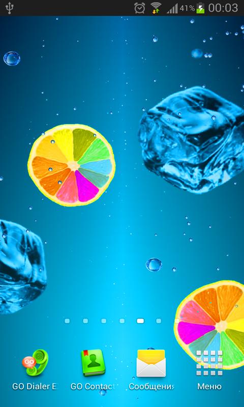 Juice PRO live wallpaper - screenshot