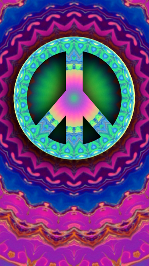 Peace Sign Live Wallpaper Screen 1
