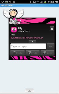 How to mod GO SMS - Pink Zebra Angel patch 1.1 apk for pc