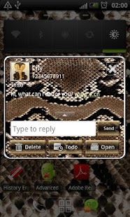How to mod Snake GO SMS Pro theme patch 1.03 apk for android