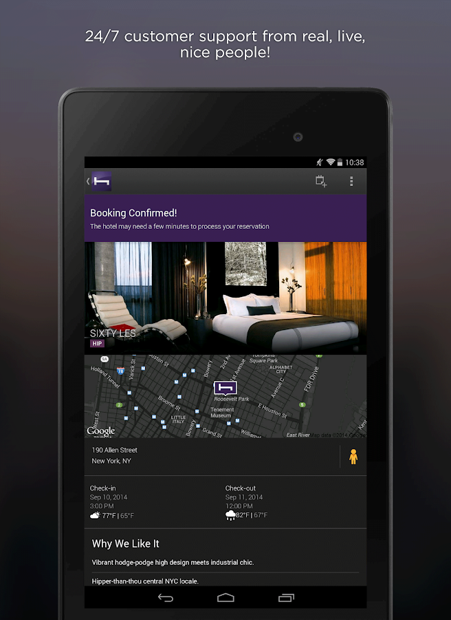 Hotel Tonight screenshot