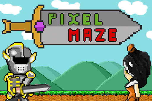 Pixel Maze - 在冒险王的宫殿。从迷宫中逃脱