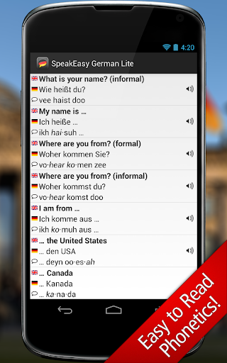 【免費旅遊App】SpeakEasy German LT Phrasebook-APP點子