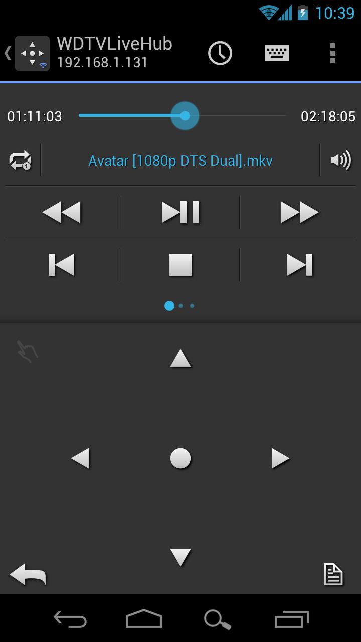 Android application WDlxTV MPs Remote DONATE screenshort
