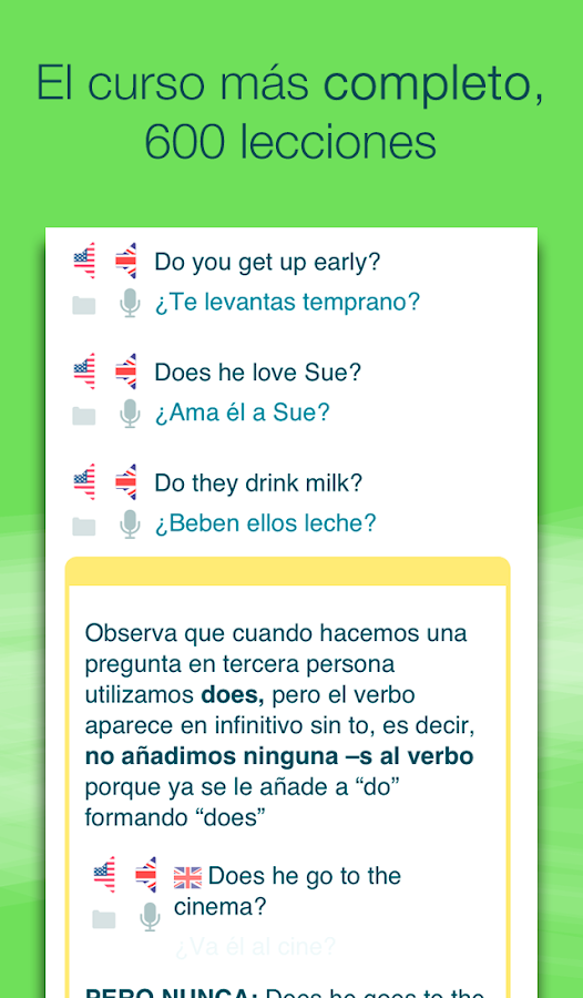 Aprender inglés con Wlingua - Android Apps on Google Play
